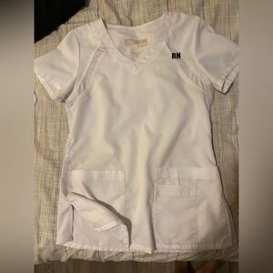 GREY’S ANATOMY | White Scrub Top RN